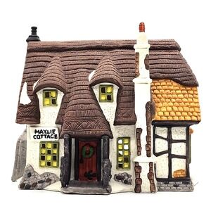 DEPT 56 DICKENS VILLAGE SERIES OLIVER TWIST MAYLIE COTTAGE - RETIRED